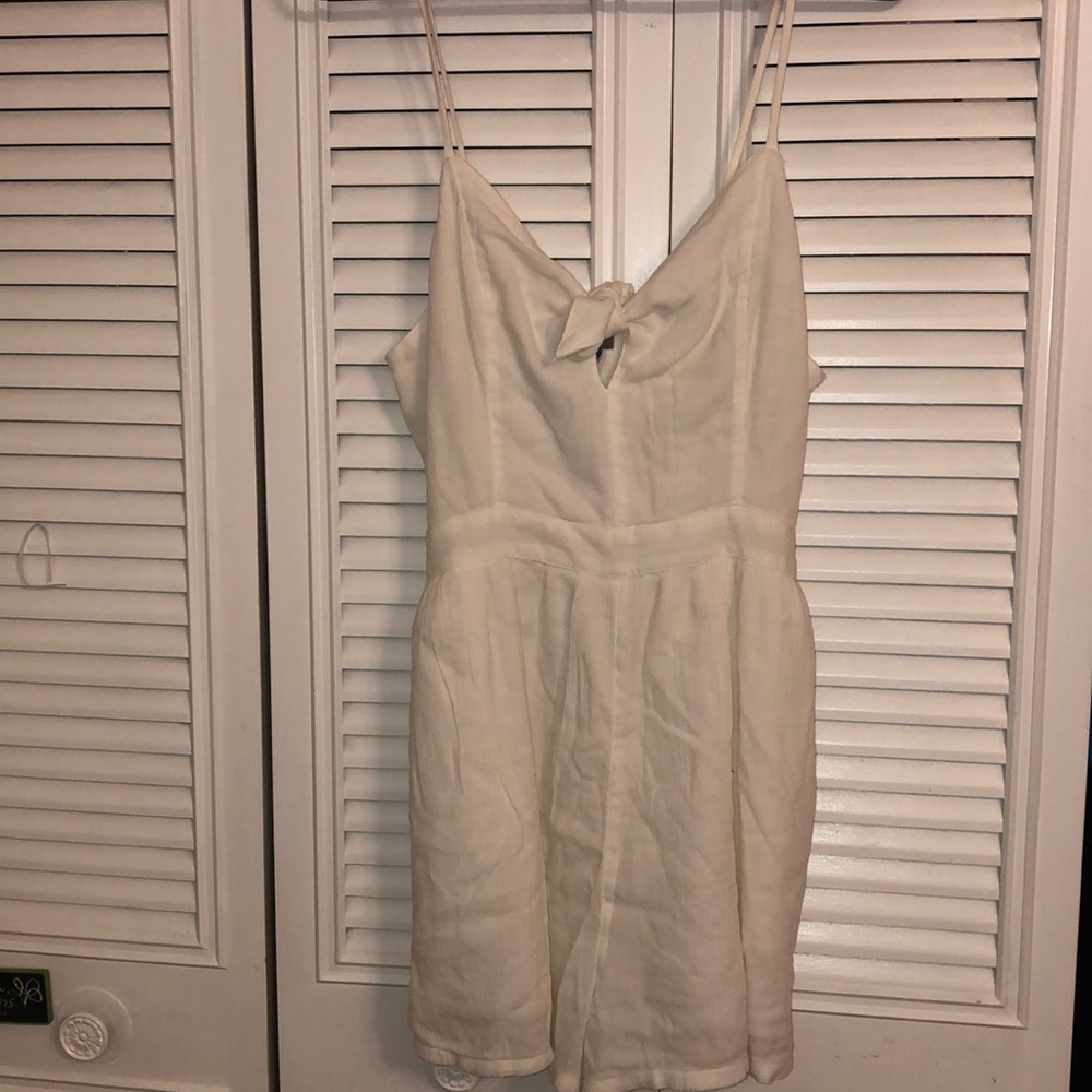 A beautiful, creme colored romper!